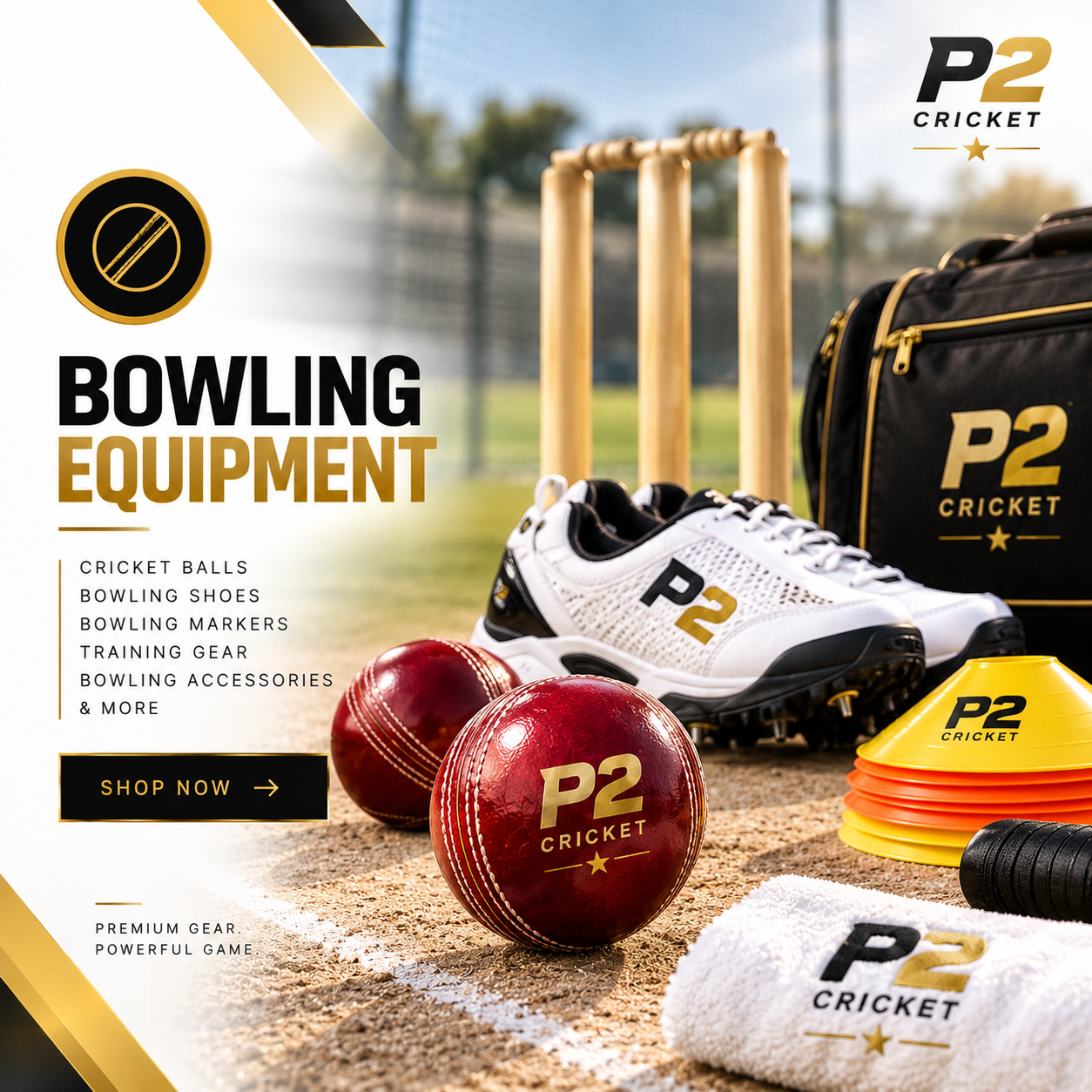 Cricket bowling equipment